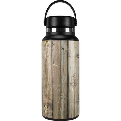 Natural Weathered Wood Hydro Flask 32oz Wide Mouth Skin